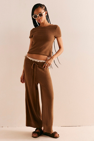 Julia Sweater Co-Ord by free-est at Free People in Sepia, Size: Medium