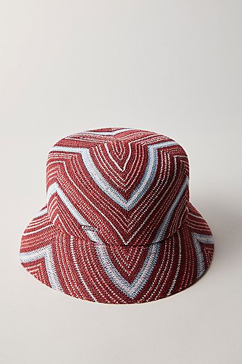 Kangol Diagonal Stripes Bucket Hat