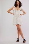 Dakota Mini Dress - Knit Long Sleeve Dress in Lemon