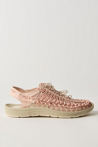 Женские кроссовки KEEN Uneek Woven, цвет: Розовый — фото 3
