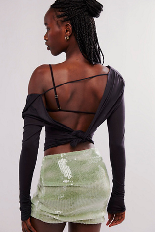 Bec + Bridge Brydie Tuck Mini Skirt