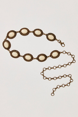 Aquarius Chain Belt by Streets Ahead at Free People in White