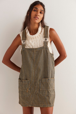 We The Free Overall Smock Mini Railroad Top at Free People in Sun Faded, Size: XS