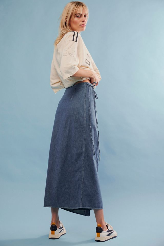 Closed Denim Wrap Skirt #1