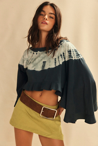 My Little Micro Mini Cotton-Linen Skort product page