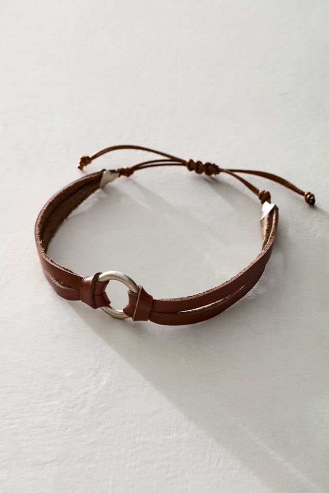 County Lines Leather Bracelet | Free People