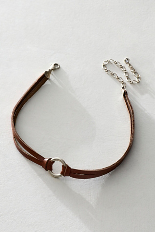 Halfway Home Choker at Free People in Silver