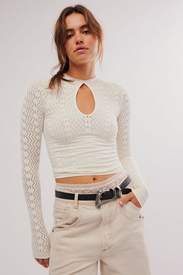 Free People Stay Here Seamless Long Sleeve