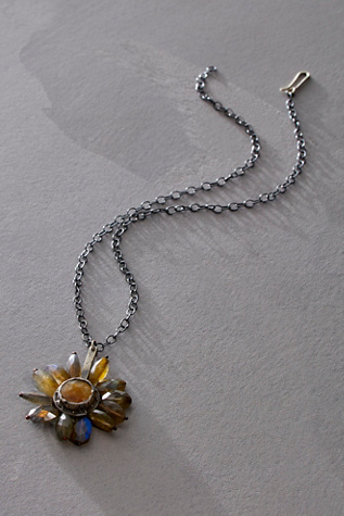 Eric Silva Labradorite Flower Necklace