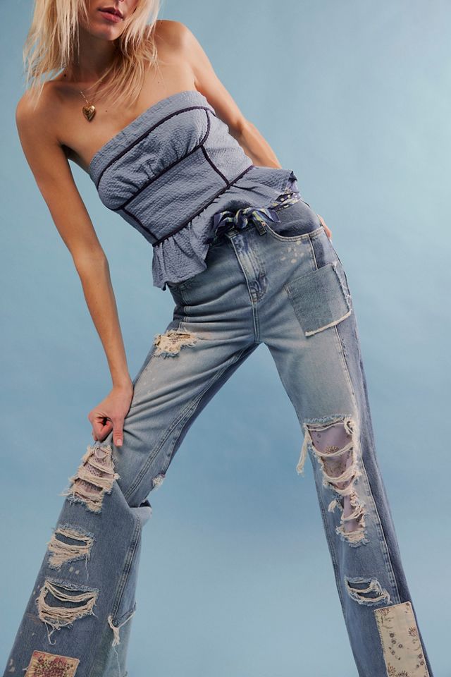 We the Free Love Story Mid-Rise Flare Jeans #3