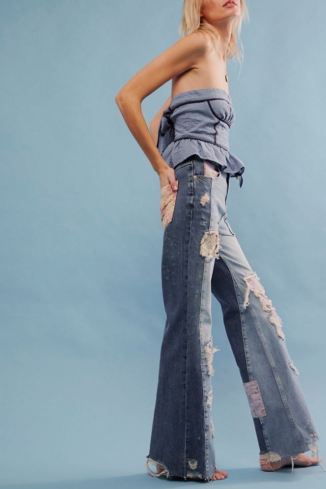 We the Free Love Story Mid-Rise Flare Jeans #4