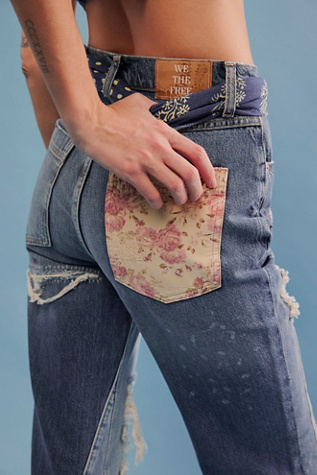 We the Free Love Story Mid-Rise Flare Jeans