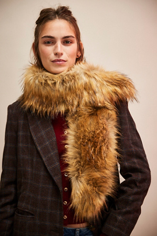 Jagger Faux Fur Collar at Free People in Natural