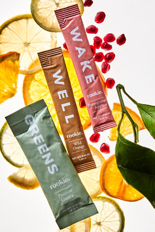 Rookie Wellness Greens Stick Packs at Free People in Passion Guava