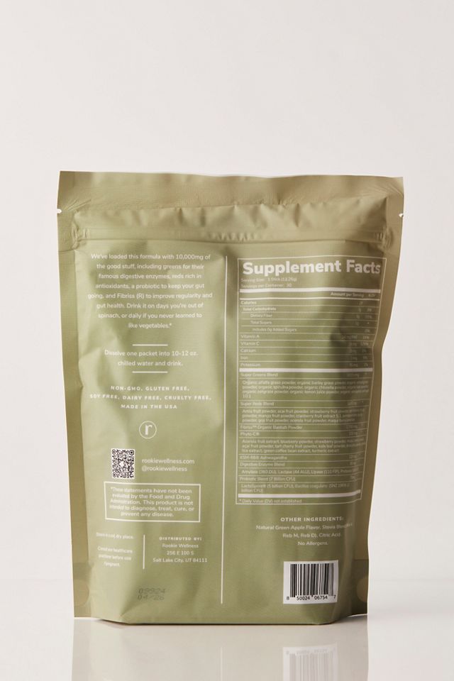 Rookie Wellness Greens + Superfoods Supplement Stick Packs #3
