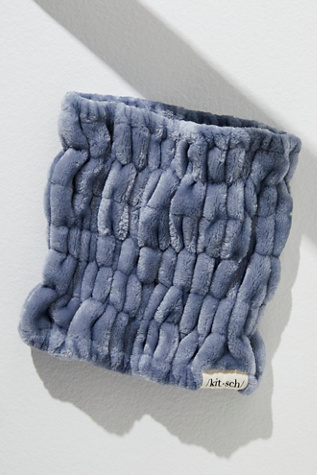 Kitsch Extra Wide Spa Headband at Free People in Blue