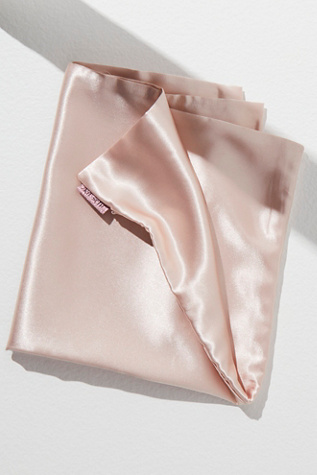 Kitsch Satin Pillowcase at Free People in Pink