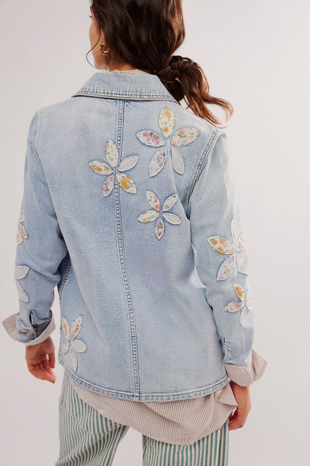 Denim Shabby Chic Jacket | Free People