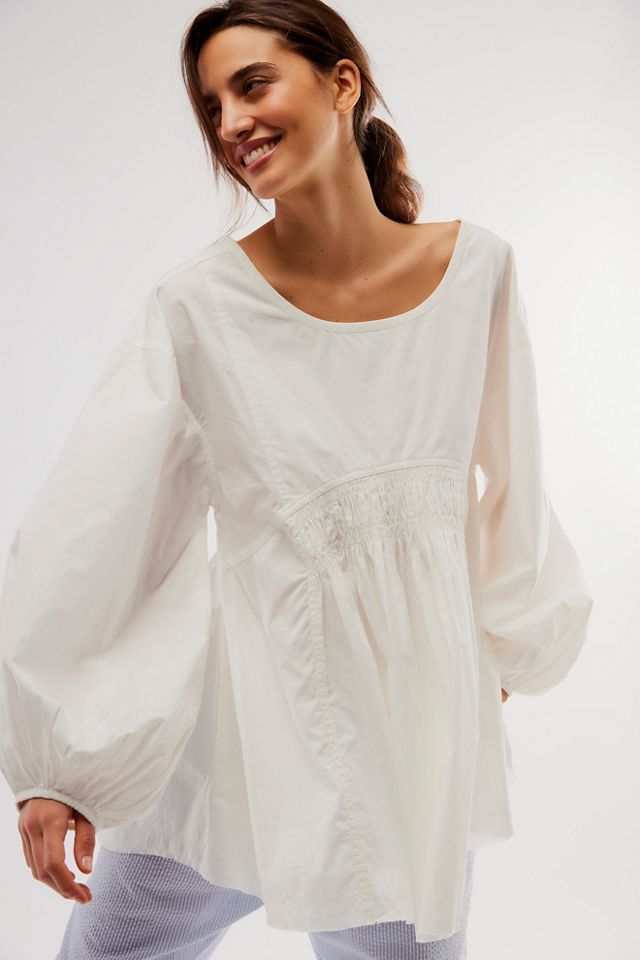 We The Free Smocked Babydoll Tunic