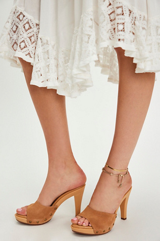 Candie's Clogs at Free People in Tan, Size: US 11