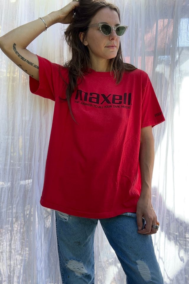 Vintage Maxell Tape Tee Selected by Grievous Angel Vintage