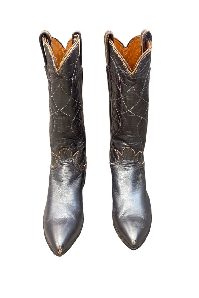 1970s Vintage Metallic Leather Western Boots Selected by BusyLady Baca & The Goods #2