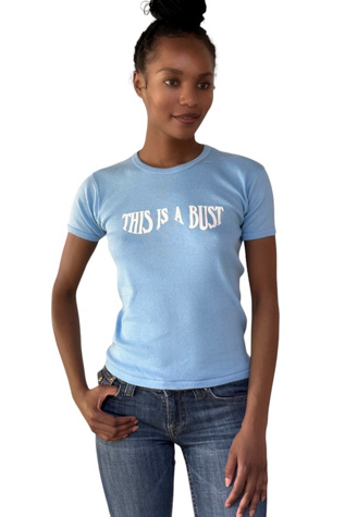 Vintage 1970's This Is A Bust T-Shirt Selected By Afterlife Boutique