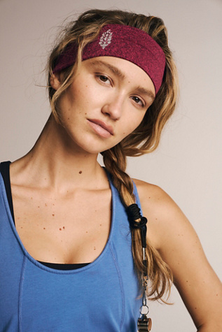 Make You Move Soft Headband by Free People in Red