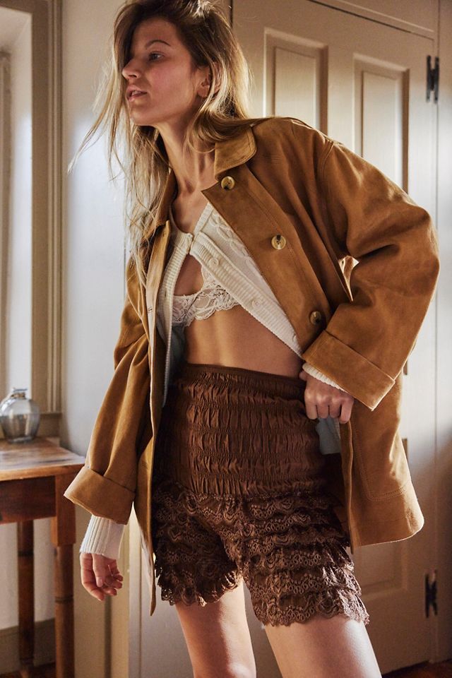 Ruffled Up Bike Shorts | Free People