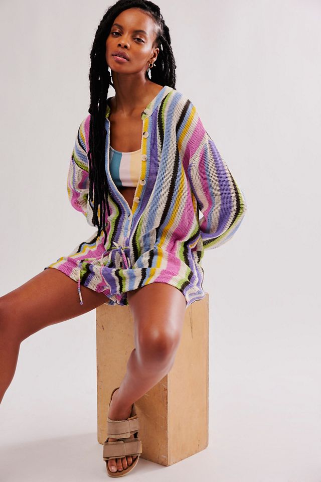 Sun Up Stripe Romper #2