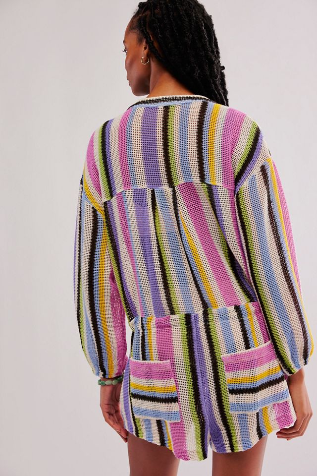 Sun Up Stripe Romper #1