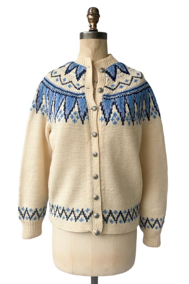 Vintage discount fairisle cardigan