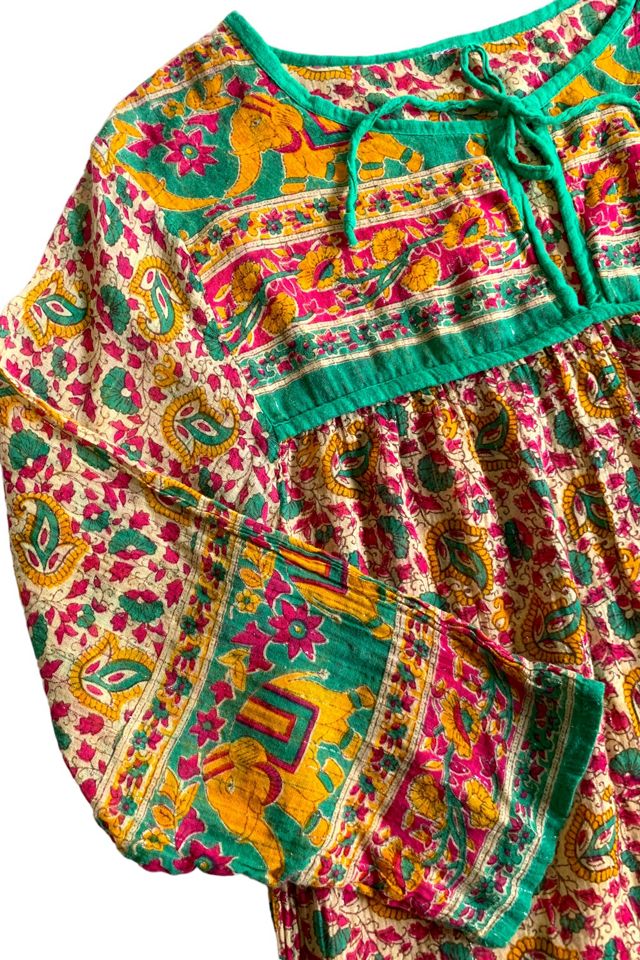 Vintage 1960s Metallic Thread Blouse Selected by SharpLilTeeth #1