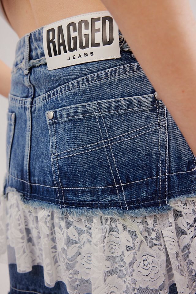 The Ragged Priest Babydoll Denim Skirt #3