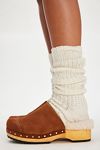 Oak Cozy Clog Mules
