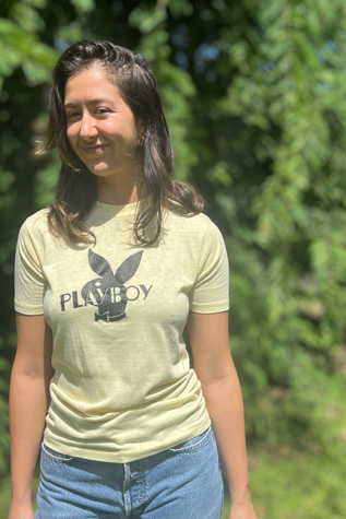 Well Worn Art Vintage 1970s Playboy Bunny Tee Shirt | Free People