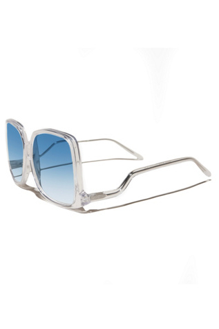 Женские солнцезащитные очки Sunglass Museum Retro Mia Sunglasses, цвет: Синий — фото 1