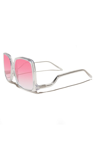 Retro Mia Sunglasses Selected by Sunglass Museum at Free People in Pink