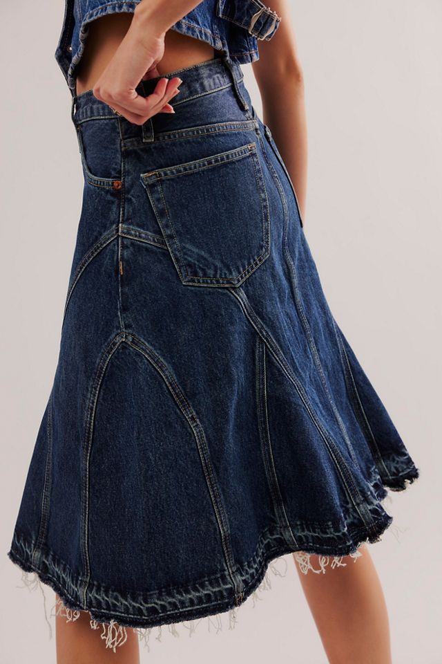 RE/DONE Engineered Skirt | Free People