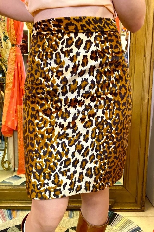 Cheetah skirt 90s best sale