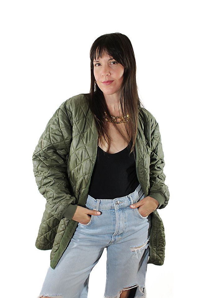 1980s Military Quilted Liner Jacket Selected By Moons + 1980s Military Quilted Liner Jacket Selected By Moons +