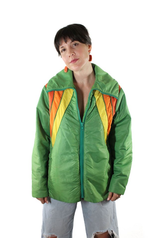 Vintage rainbow hot sale ski jacket