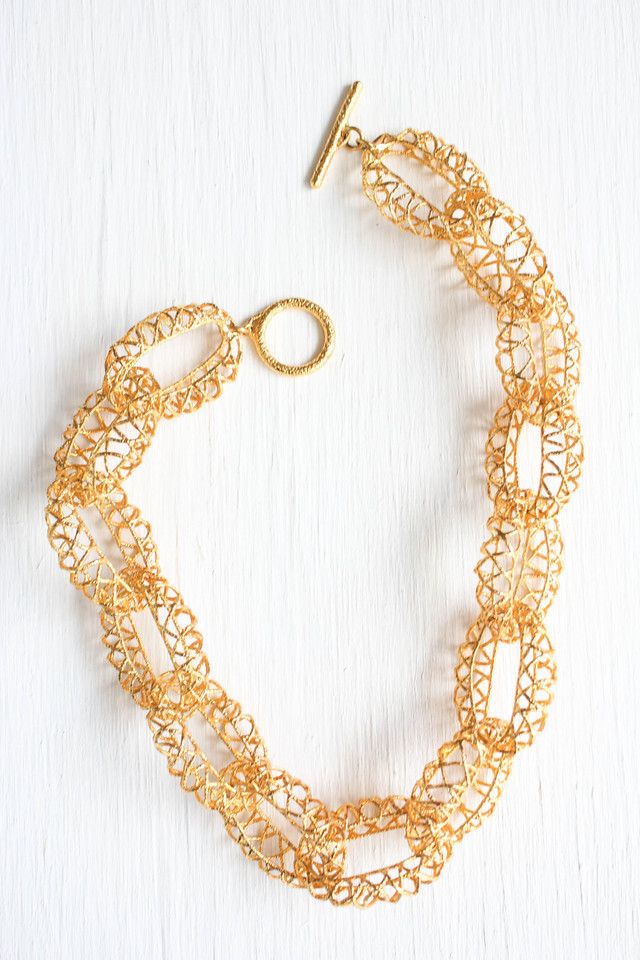 1980s Gold Chunky Chain Necklace Selected By Moons + Junes Vintage #2