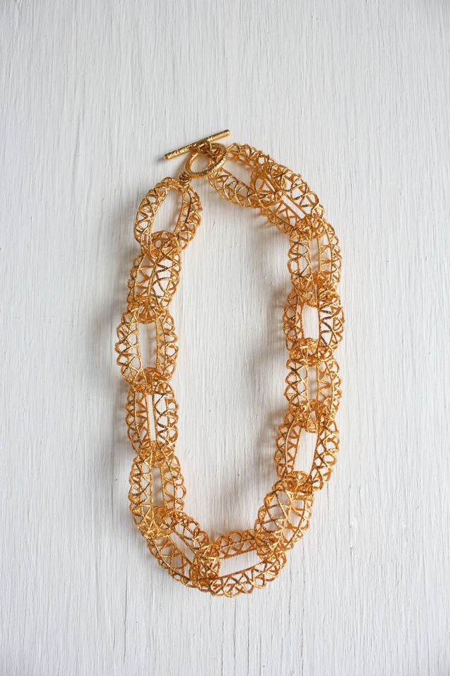 1980s Gold Chunky Chain Necklace Selected By Moons + Junes Vintage #3