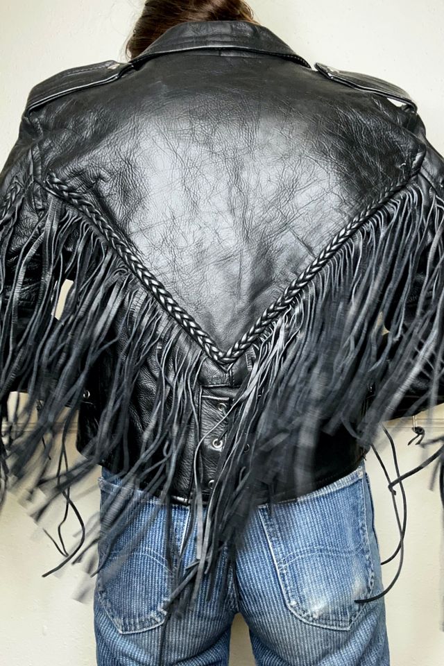 Fringe Leather Jacket