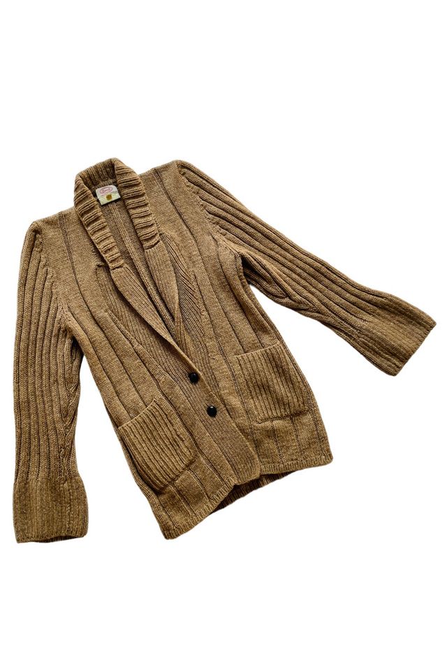 Vintage 1970's Heathered Brown Cardigan Selected by FernMercantile
