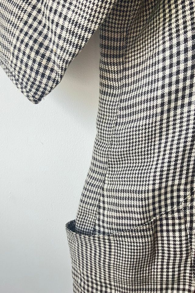 Vintage Emanuel Ungaro Black & White Houndstooth Dress Selected by The Curatorial Dept. #1