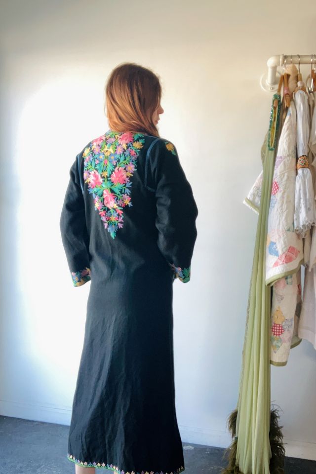 Vintage Subhana Kashmiri Embroidered Robe Selected by The Curatorial Dept. #2