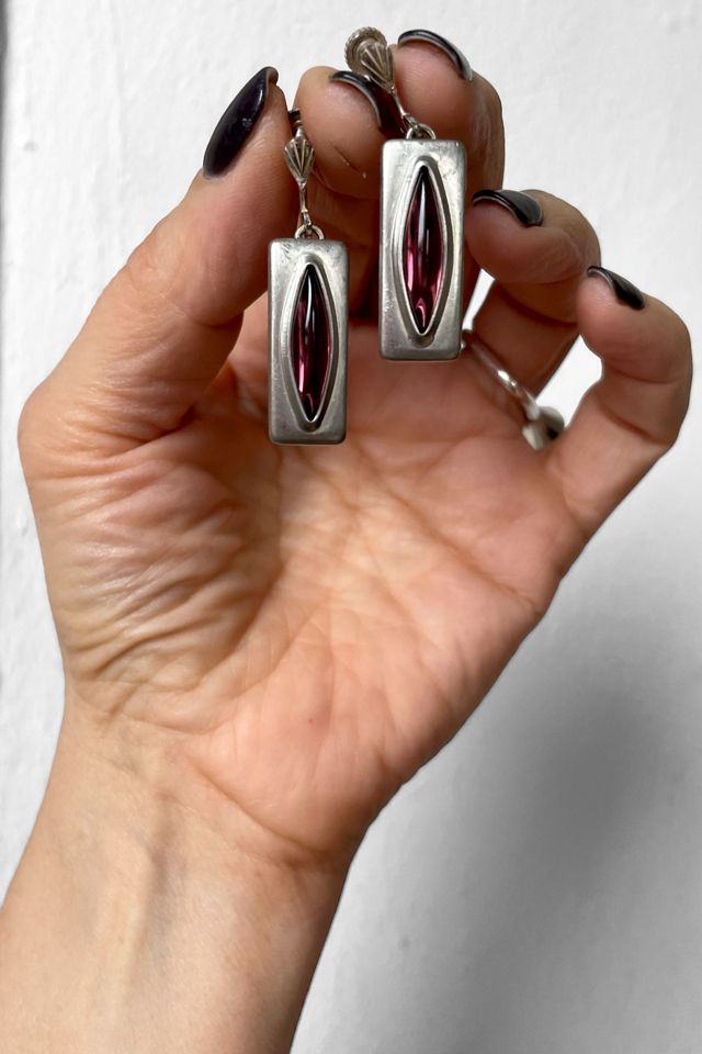 Vintage Mid-Century Modernist Jorgen Jensen Scandinavian Screw-Back Earrings Selected by MARMALADE #1