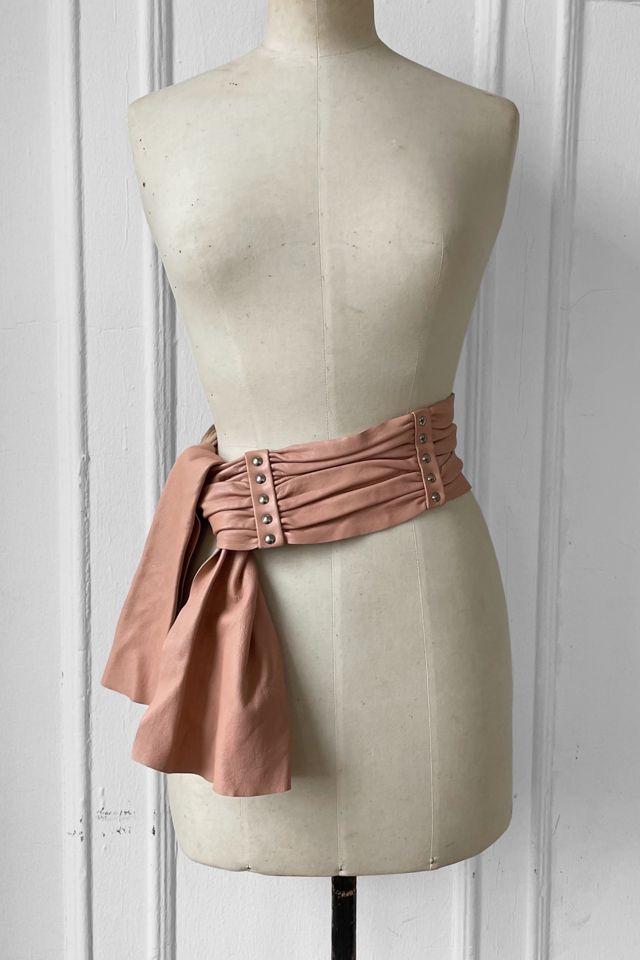 80’s Wide Leather Studded Charles Jourdan Belt Selected by MARMALADE #3